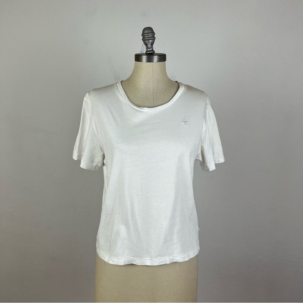 Federation White Logo Crew Neck Tee